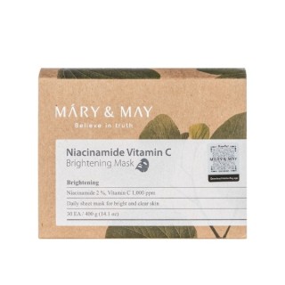 Mary&May Niacinamide Vitamin C Brightening Mask Brightening Face Mask Set 30 pcs