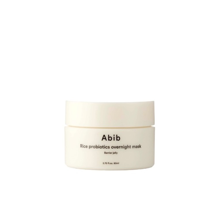 Abib Rice Probiotics Overnight Mask Barrier Jelly Overnight Mask with Rice Probiotics 80 ml