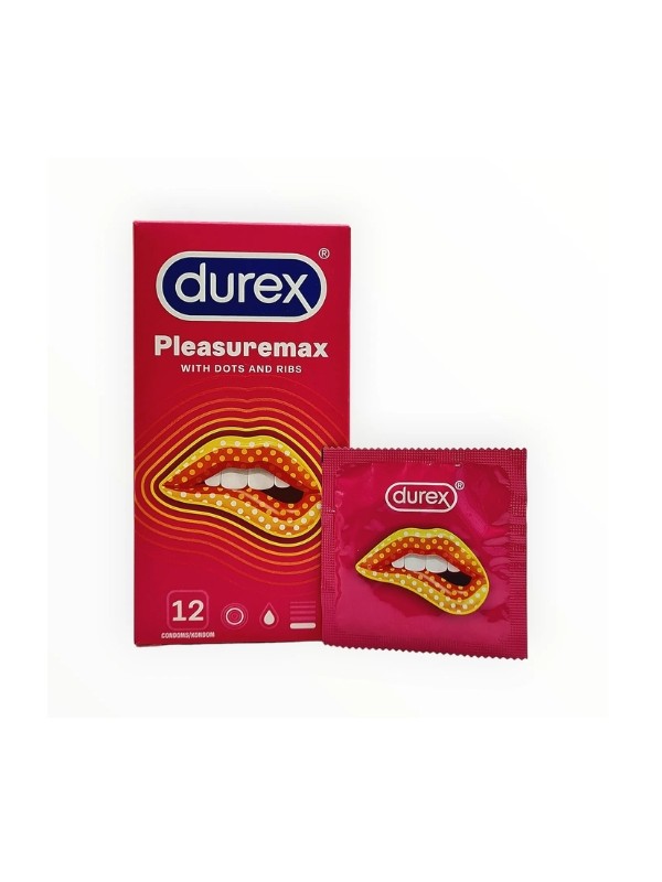 Durex Max Pleasure Prezerwatywy karbowane 12 sztuk