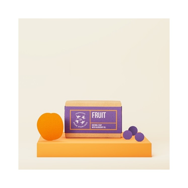 Натуральне мило Mydlarnia Cztery Szpaki Fruity 110 г