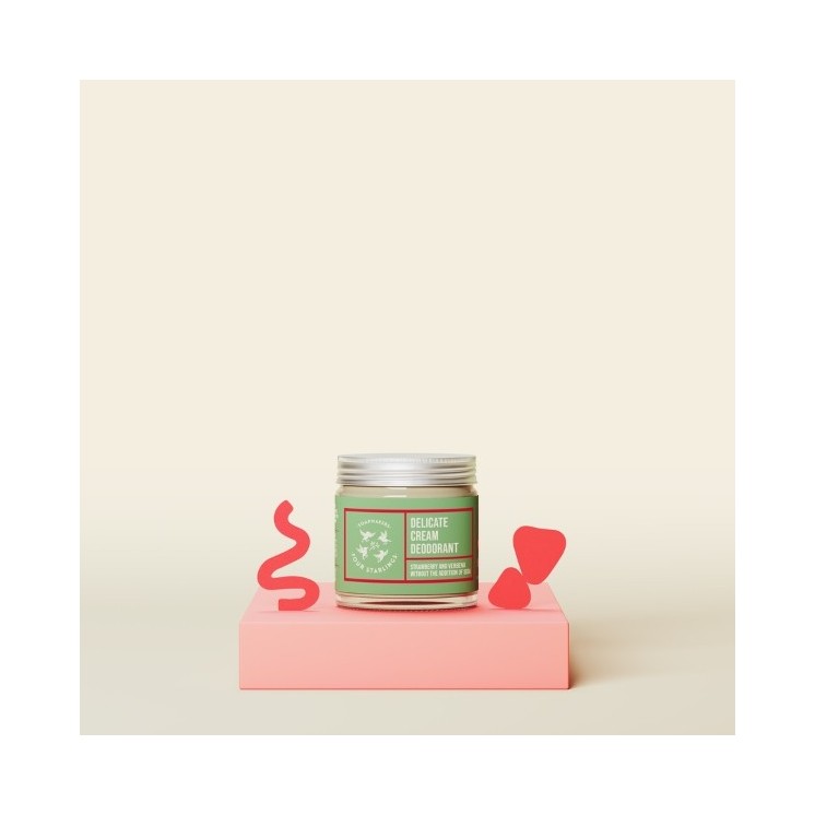 Mydlarnia Cztery Szpaki Натуральний крем-дезодорант Полуниця і Вербена 60 мл