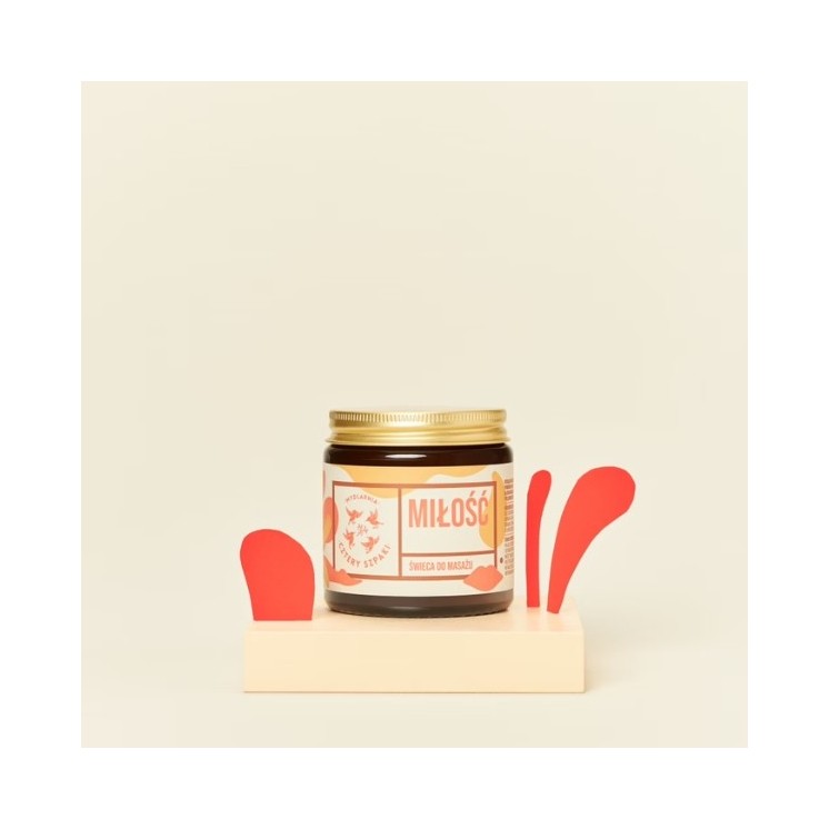 Масажна свічка Mydlarnia Cztery Szpaki Love 120 мл