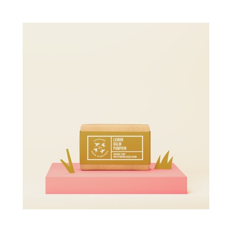 Натуральне мило-пілінг Mydlarnia Cztery Szpaki Melisa i Pumpkin 110 г