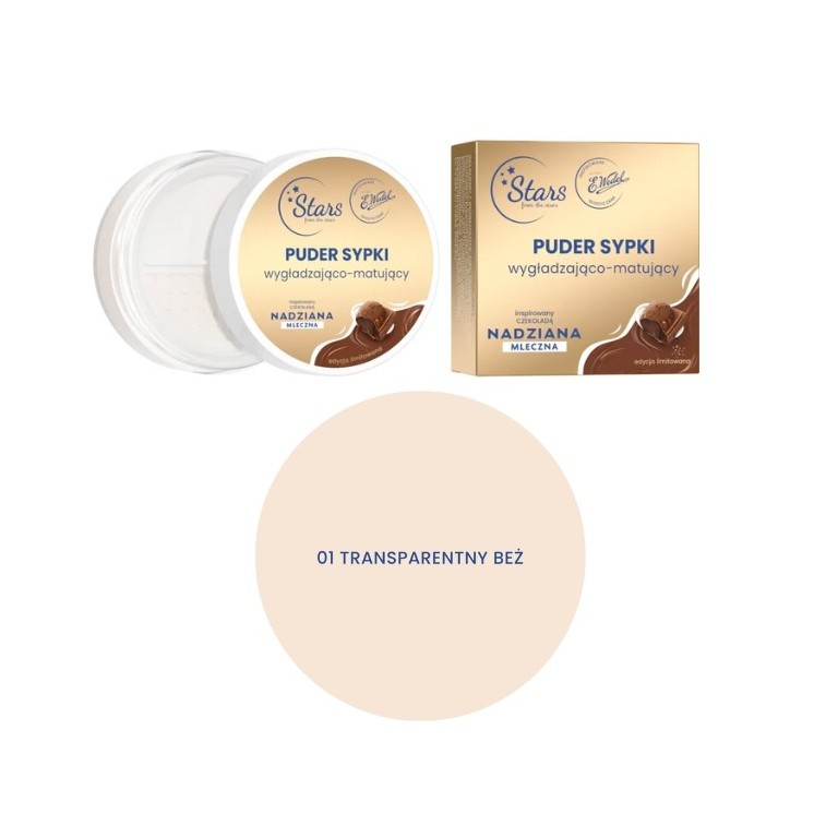 Stars from the stars Wedel Nadziana Розгладжуюча і матуюча розсипчаста пудра 01 Прозорий бежевий 8 G