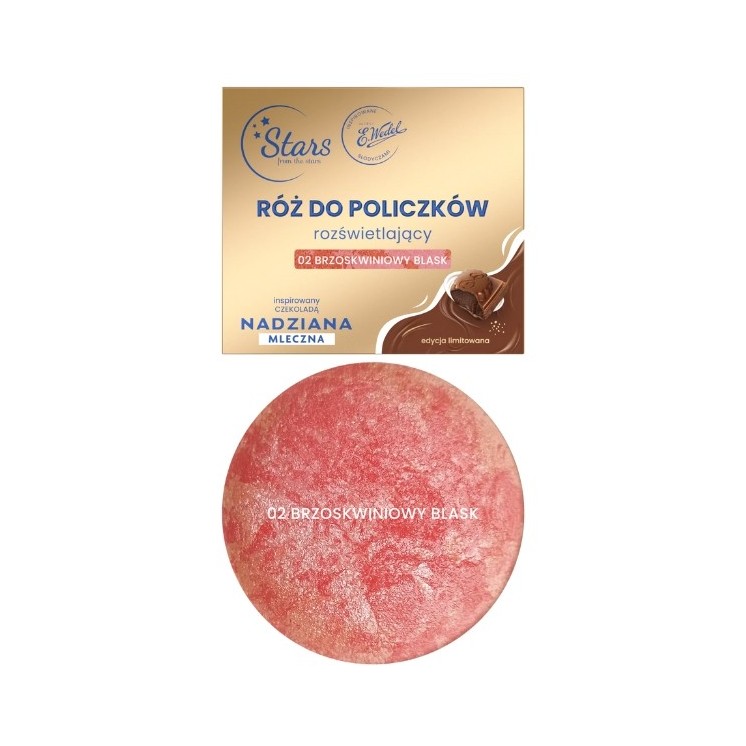 Stars from the stars Wedel Nadziana Освітлюючі рум'яна 02 персикове сяйво 3,3 г