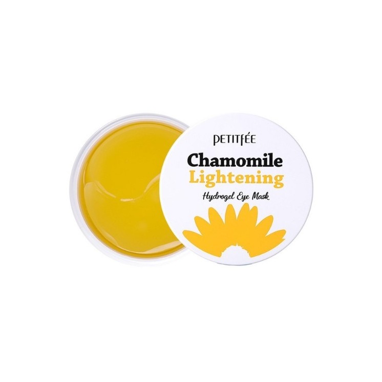 hydro патчі під очі Petitfee Illuminating з екстрактом ромашки 60 шт