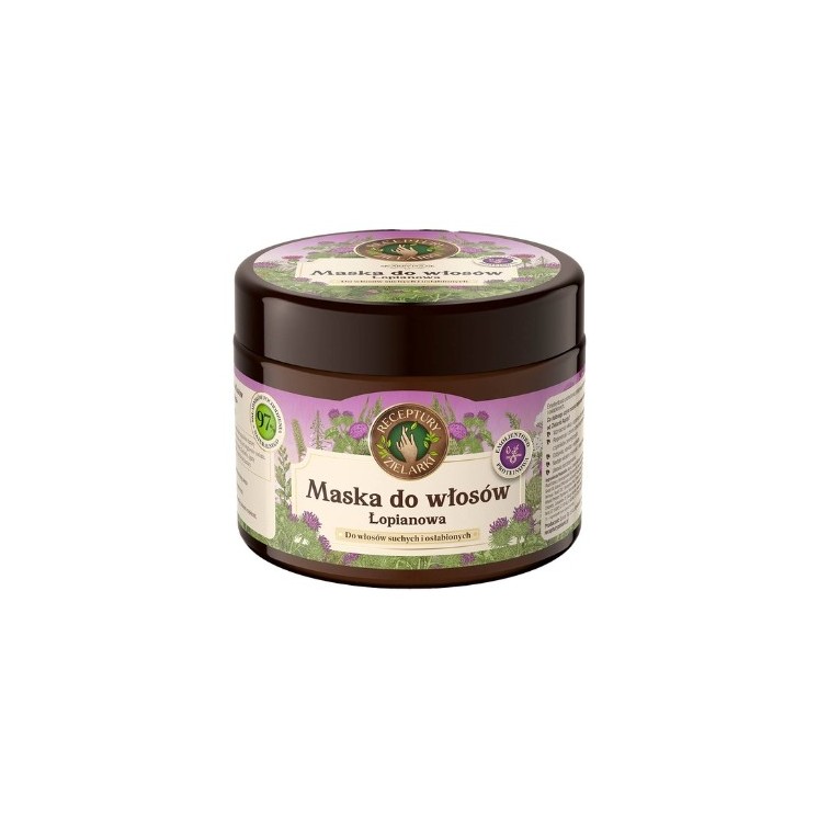 Herbalist's Recipes Burdock mask for dry and weakened hair emollient 300 ml