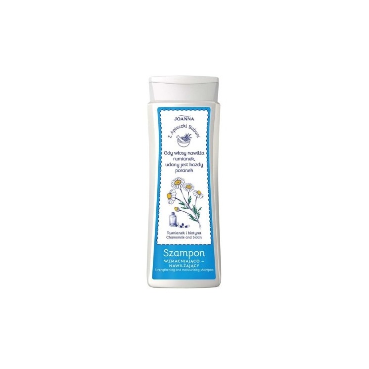 Joanna From Babuni's Pharmacy Strengthening and moisturizing shampoo Chamomile and biotyna 300 ml