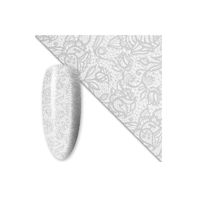 Фольга перекладна для нігтів 80см White №12