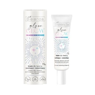 Bielenda Glaze & Glow Зволожуючий і освітлюючий крем з ефектом glazed skin 50 мл