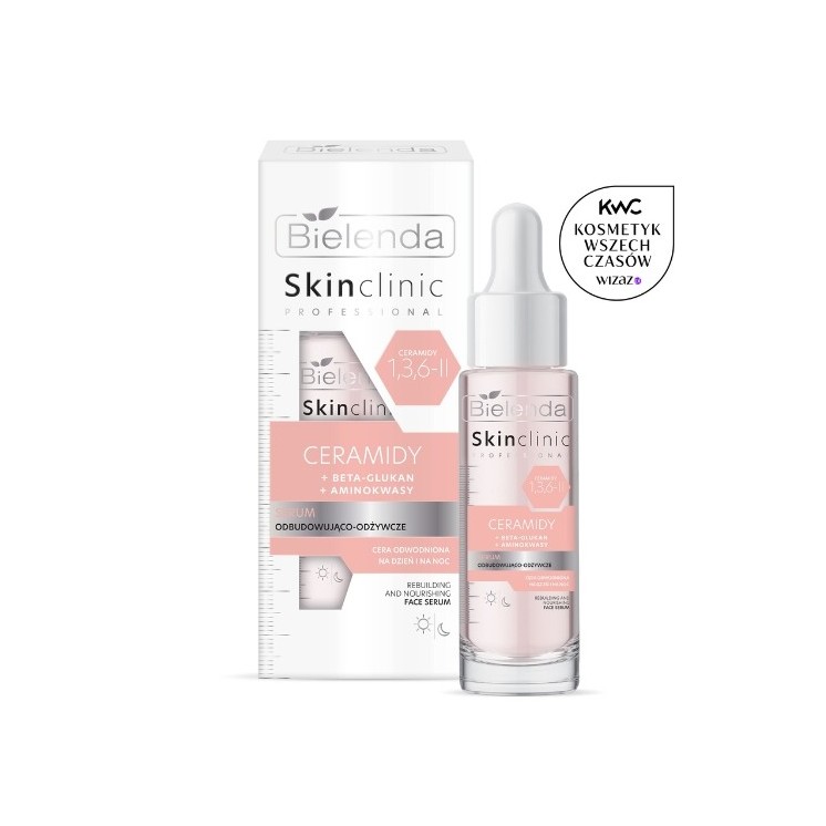 Bielenda SKIN CLINIC PROFESSIONAL Regenerating and nourishing serum CERAMIDES + BETA-GLUCAN + AMINO ACIDS 30 ml