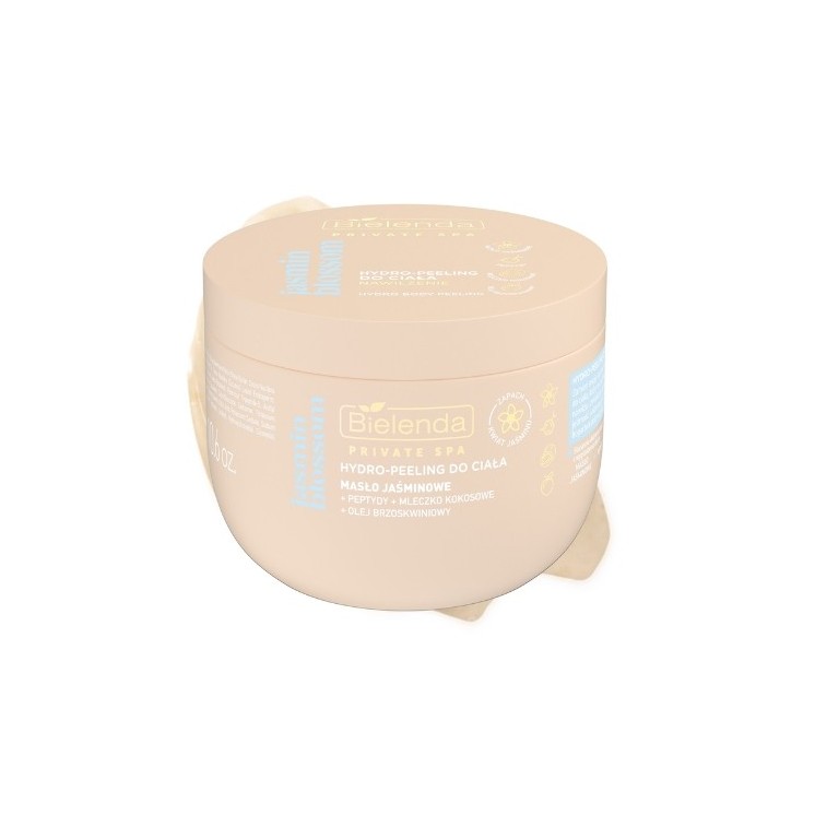 Bielenda PRIVATE SPA Hydro-peeling nawilżający do ciała z masłem jaśminowym Jasmin Blossom 300 ml