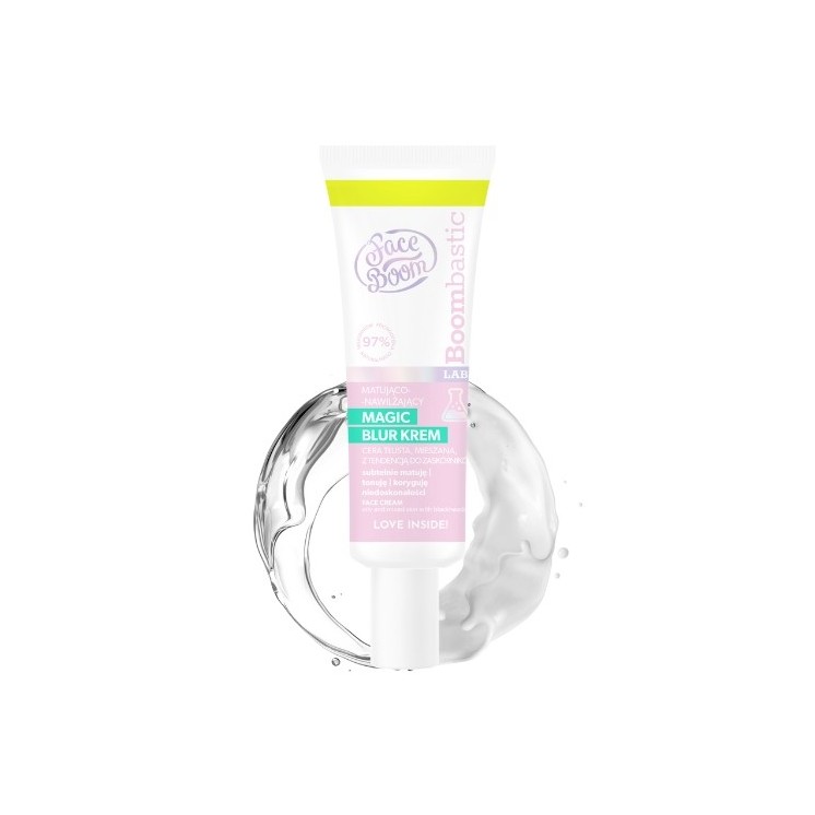 FaceBoom BOOMBASTIC LAB Magic blur матуючий і зволожуючий крем 50 мл