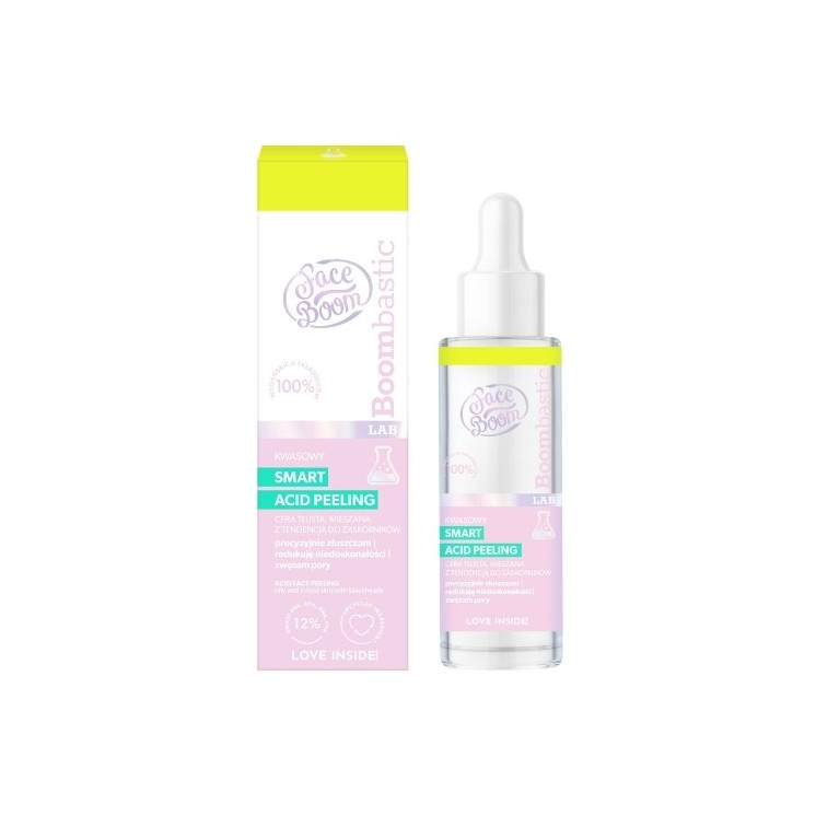 FaceBoom BOOMBASTIC LAB Smart кислотний peeling 1 2% AKA, AHA , BHA , PHA 30 мл