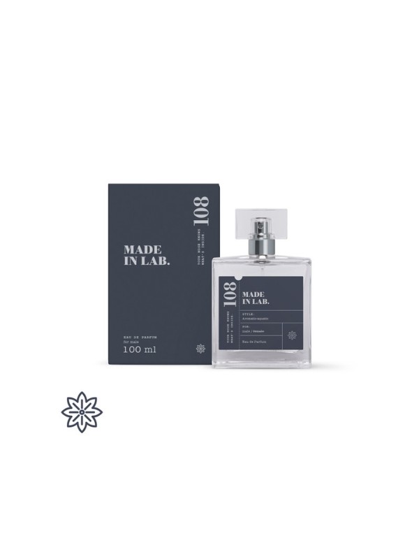 Made In Lab 108 to woda perfumowana inspirowana kultowym zapachem Bvlgari Aqva Pour Homme