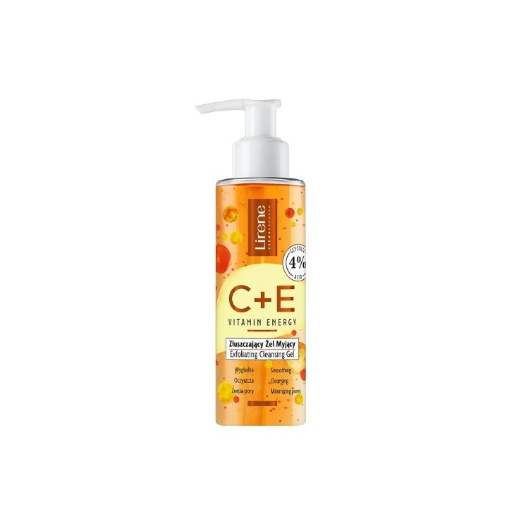 Lirene C+E Vitamin Energy exfoliating face wash gel 145 ml