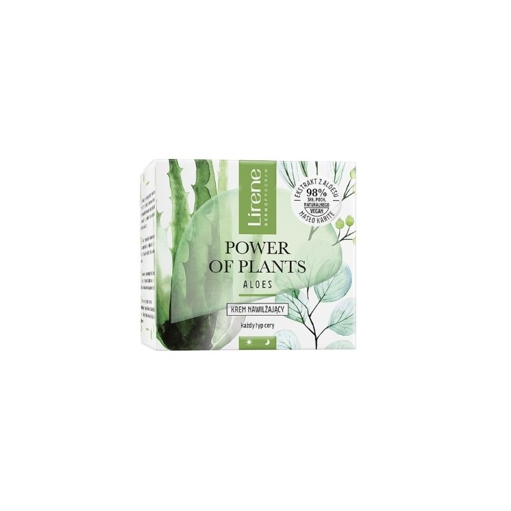 Крем для обличчя Lirene Power of Plants Алое 50 мл