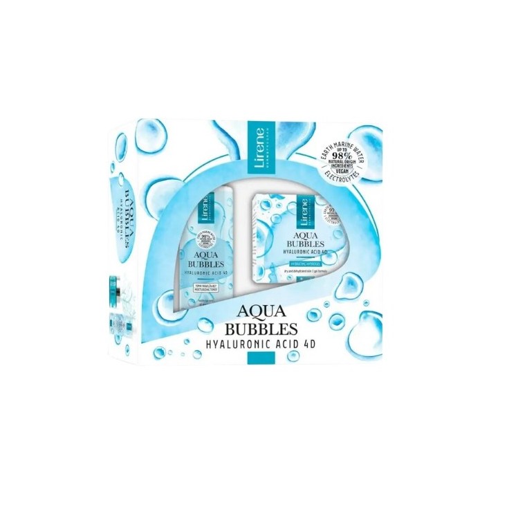Lirene Aqua Bubbles Gift Set Face Cream + Face Toner 200 ml