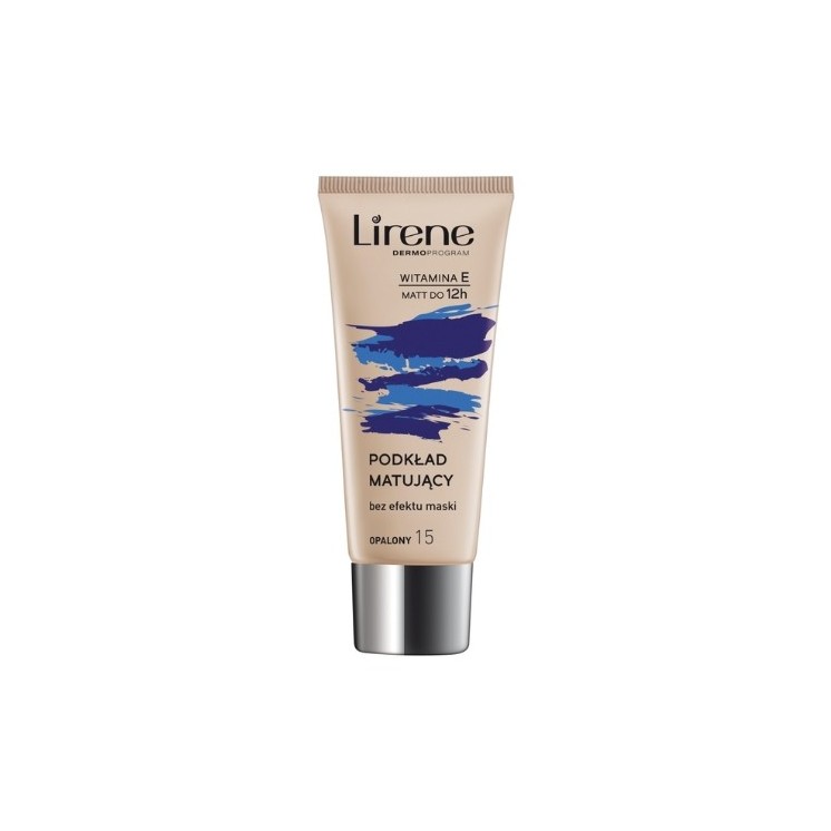 Lirene Nature Matte fluid matujący do twarzy 15 Opalony 30 ml