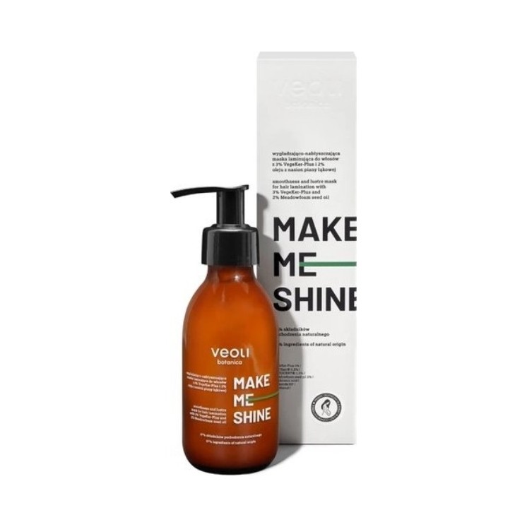Маска для ламінування волосся Veoli Botanica Make Me Shine 140 мл