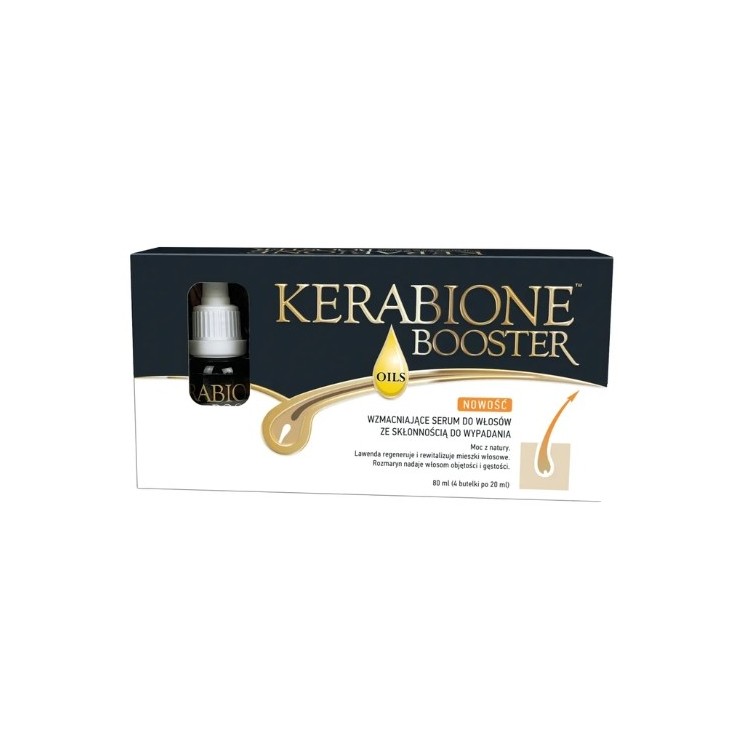 Kerabione Booster Oils Зміцнююча сироватка для волосся 4 х 20 мл