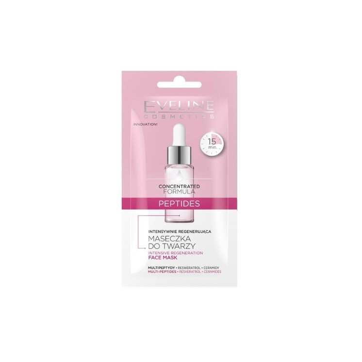 Eveline Concentrated Formula Intensively Regenerating Face Mask Peptides 8 ml