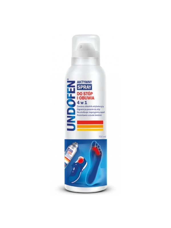 Undofen aktywny Spray do stóp i obuwia 4w1 150 ml