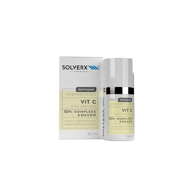 Peeling для обличчя Solverx Dermopeel 30% аскорбінова кислота 30 мл