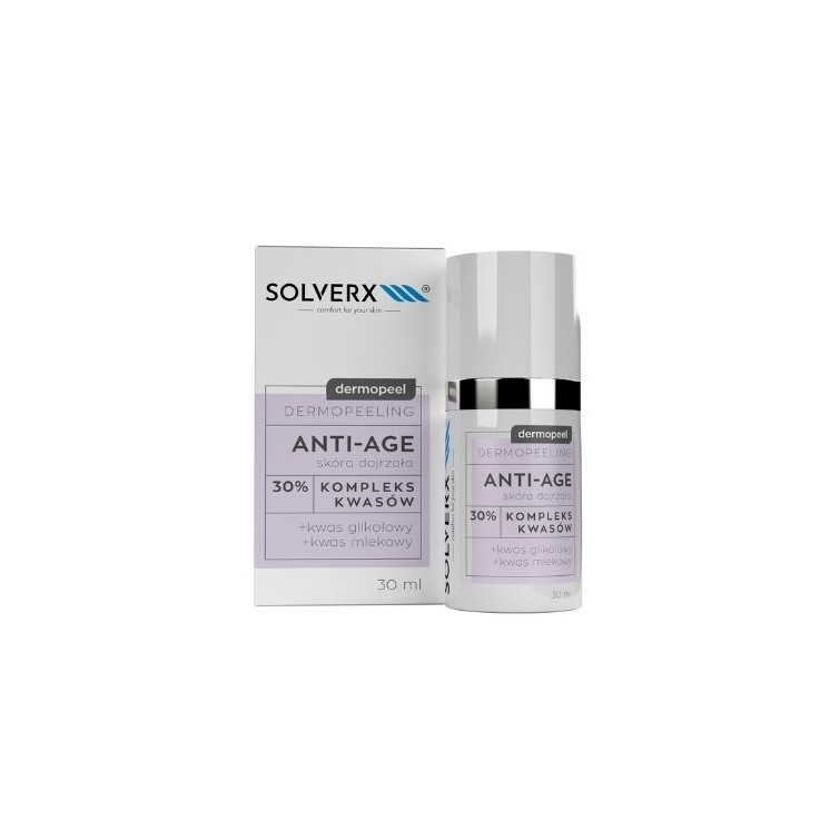 Peeling для обличчя Solverx Dermopeel 30% гліколева кислота 30 мл