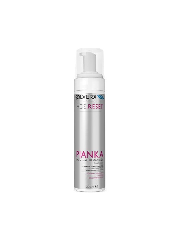 Solverx Age Reset Pianka do mycia twarzy i demakijażu 200 ml