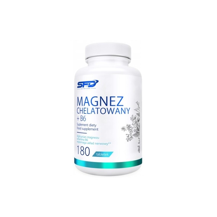 SFD Chelated Magnesium + B6 180 табл