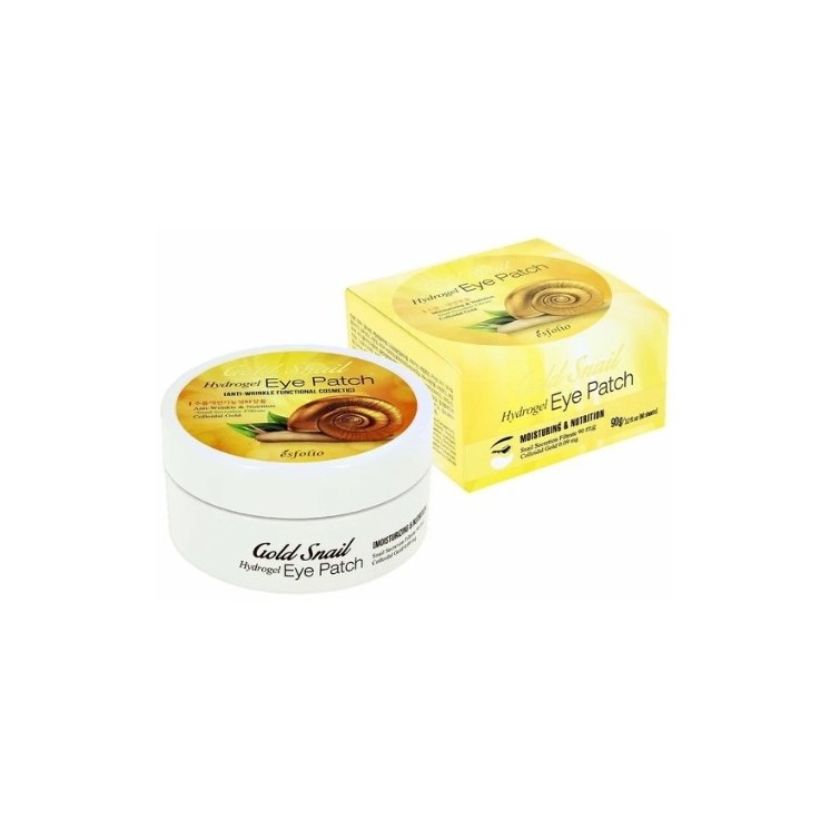 Esfolio hydro gel Eye patches with gold and snail slime filtrate 60 pieces