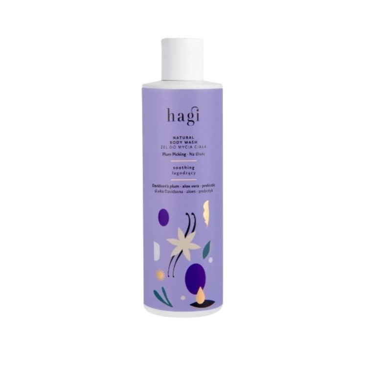 Hagi naturalny Żel pod prysznic łagodzący Na śliwki 300 ml