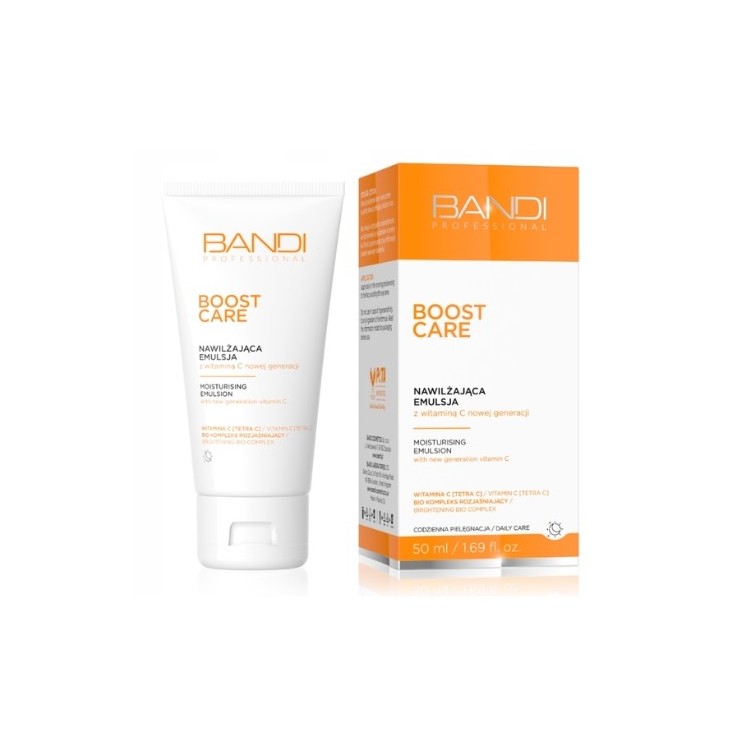 Зволожувальна емульсія для обличчя Bandi Boost Care з вітаміном С нового покоління 50 мл