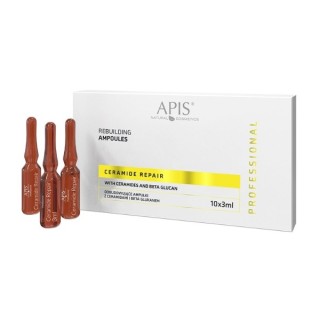 Apis Ceramide Repair Регенеруючі ампули для обличчя з керамідами та бета-глюканом 10x3 мл