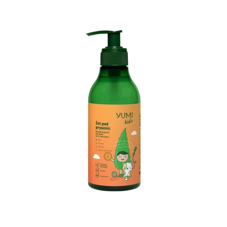 Yumi Kids Żel pod prysznic Pomarańcza 400 ml