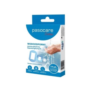 Набір Pasocare з 14 гіпоалергенних w пластирів
