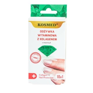 Kosmed Odżywka do paznokci Witaminowa z kolagenem 10 w 1 10 ml