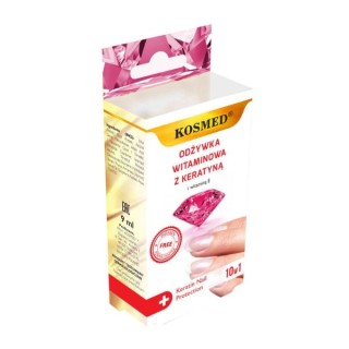Kosmed Strengthening Nail Conditioner Vitamins + Keratin 10in1 10ml