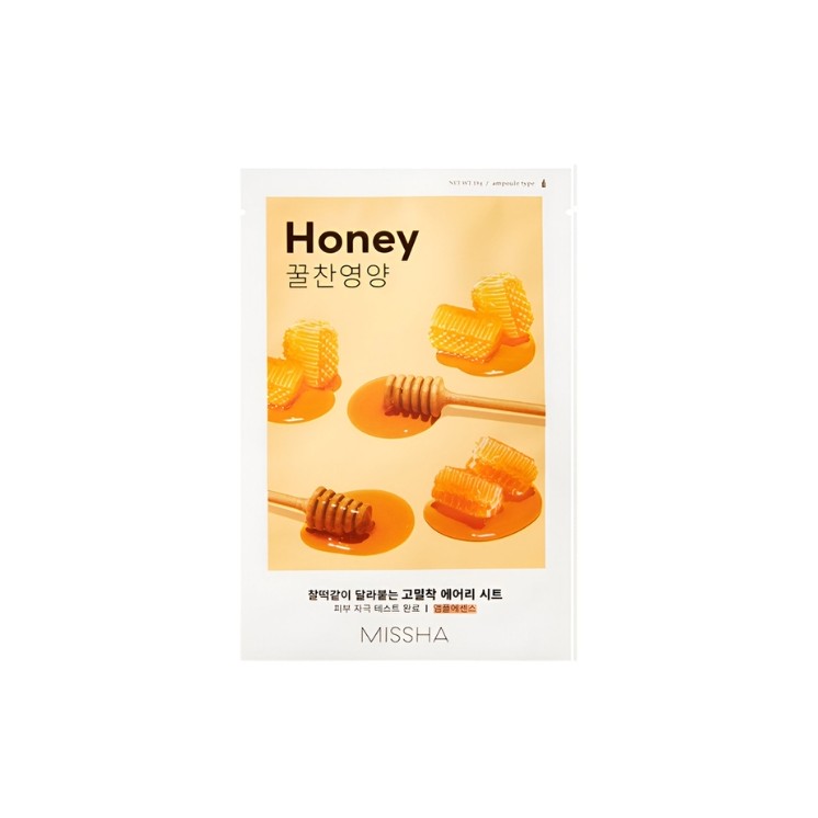 Тканинна маска Missha Airy Fit Honey Mask з шкіркою 19 г