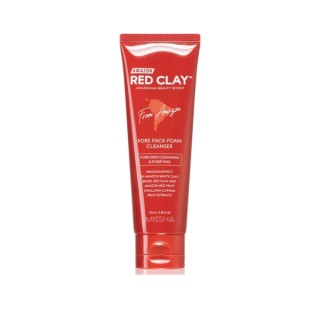 Missha Amazon Red Clay dogłębnie oczyszczająca Pianka do mycia twarzy 120 ml