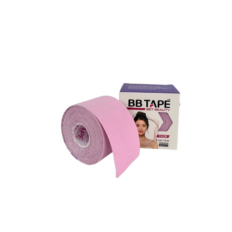 BB Tape Taśma kinezjologiczna Cherry Pink 1 sztuka
