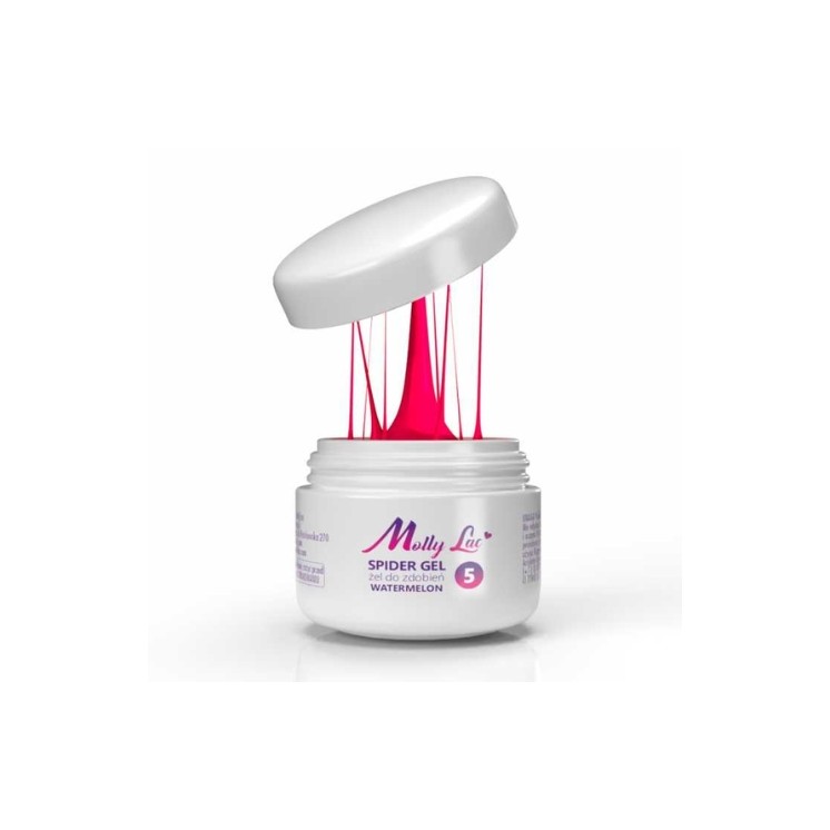 MollyLac Spider Gel Żel do zdobień /5/ Watermelon 3 ml