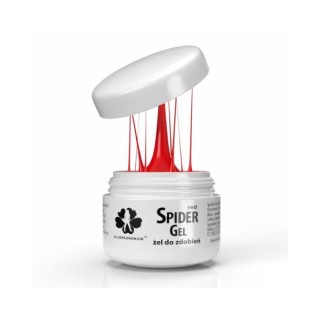 MollyLac Spider Gel Żel do zdobień Red 3 ml