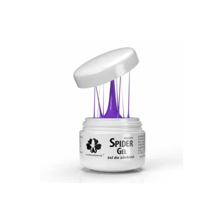 MollyLac Spider Gel Żel do zdobień Violet 3 ml