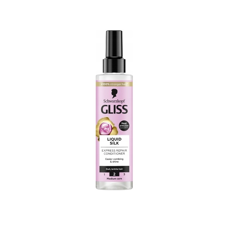 Gliss Liquid Silk ekspresowa Odżywka regeneracyjna do włosów 200 ml