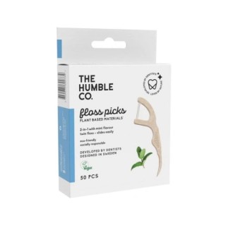 Humble Dental Floss Nicio-wykałaczki Białe 50 sztuk