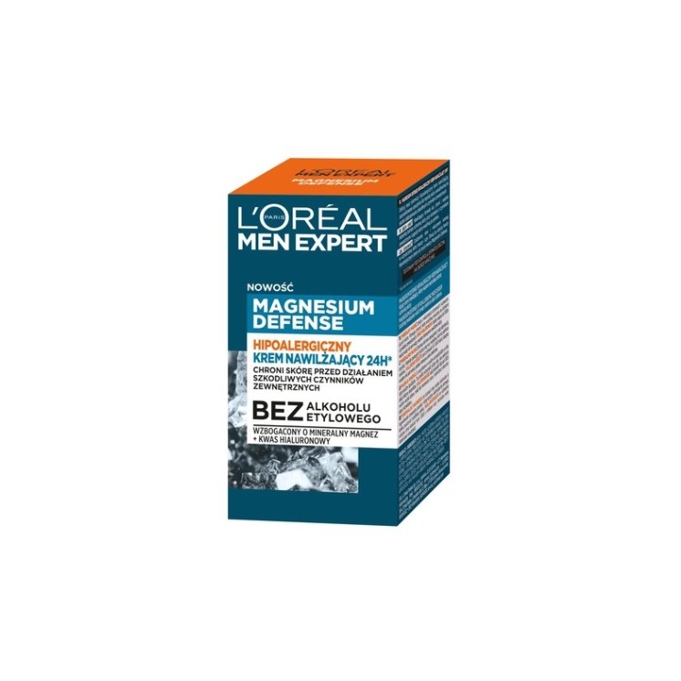 L'oreal Men Expert Magnesium Defence nawilżający Krem do twarzy 50 ml