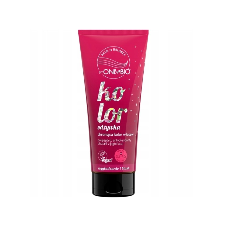 Кондиціонер для вирівнювання та захисту кольору ONLYBIO Hair in Balance Color 200 мл