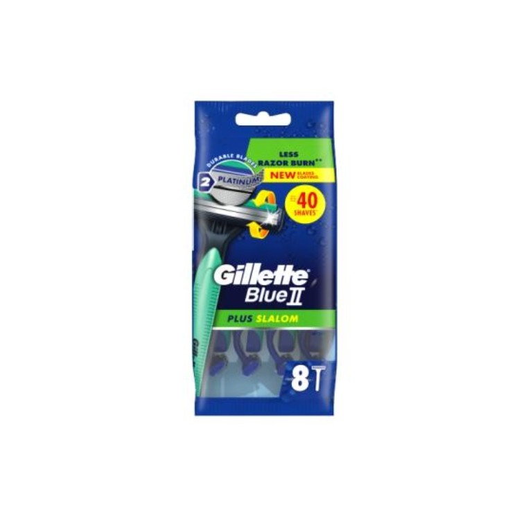 Бритви Gillette BlueII Plus Slalom, 8 шт.